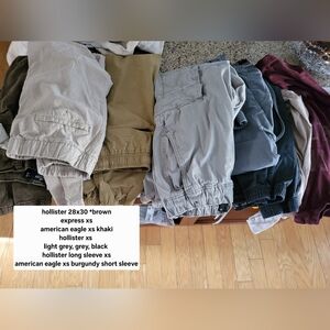 Hollister/Express/AE Mens XS Lot